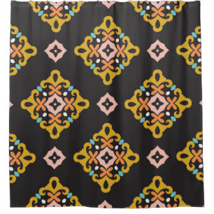 Seamless Geometric Pattern. Abstract texture desig Shower Curtain