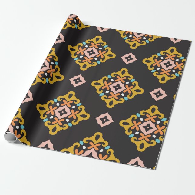 Seamless Geometric Pattern. Abstract texture desig Wrapping Paper (Unrolled)