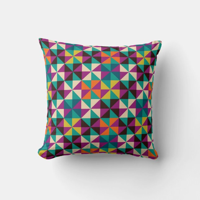 Seamless geometric pattern cushion (Front)