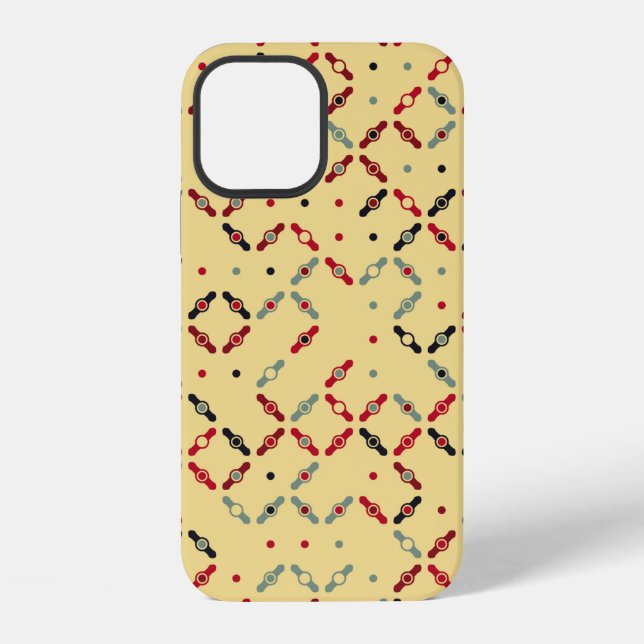 Seamless geometric pattern design illustrationabst iPhone case (Back)