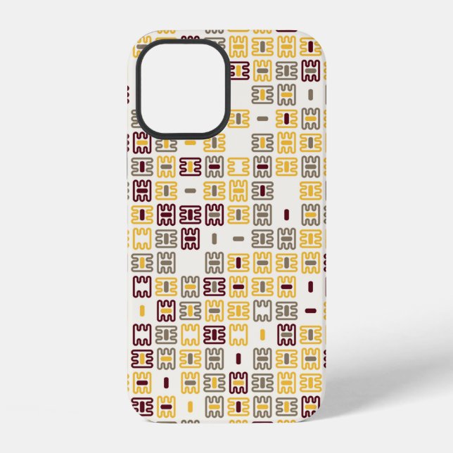 Seamless geometric pattern design illustrationabst iPhone case (Back)