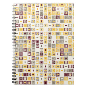 Seamless geometric pattern design illustrationabst notebook