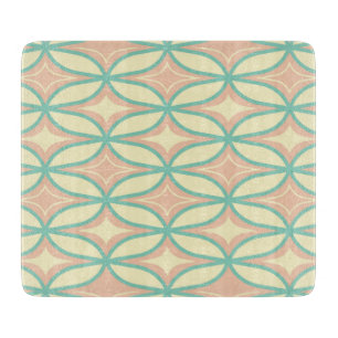 Seamless geometric pattern in diamond shapes Cutting Board