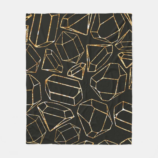Seamless geometric pattern in retro 80s style. Pop Fleece Blanket (Front)