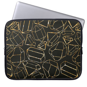 Seamless geometric pattern in retro 80s style. Pop Laptop Sleeve
