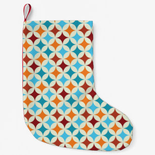 seamless geometric pattern. modern stylish repeati small christmas stocking