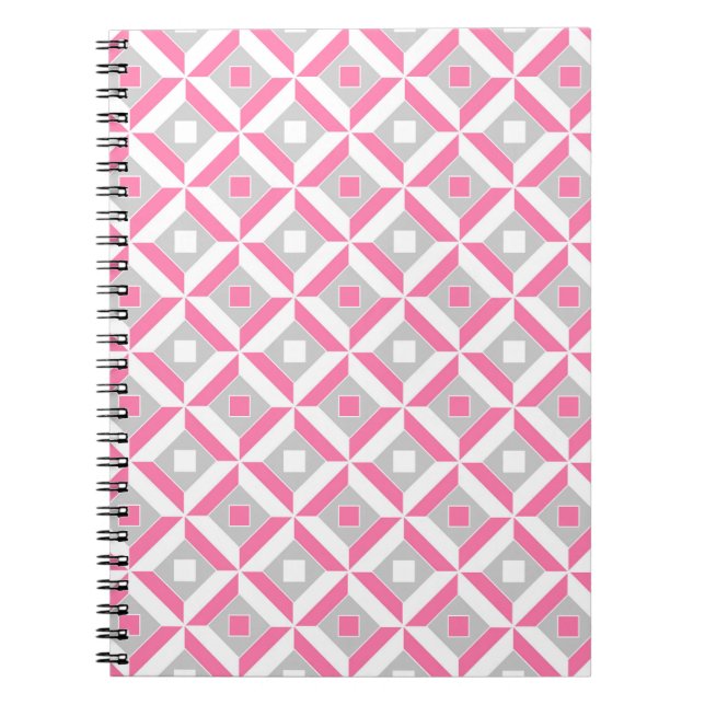 Seamless geometric pattern notebook (Front)