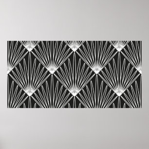 Seamless geometric pattern poster
