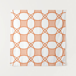 Seamless geometric pattern with circles tapestry