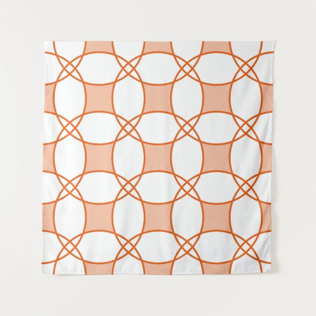 Seamless geometric pattern with circles tapestry (Front)