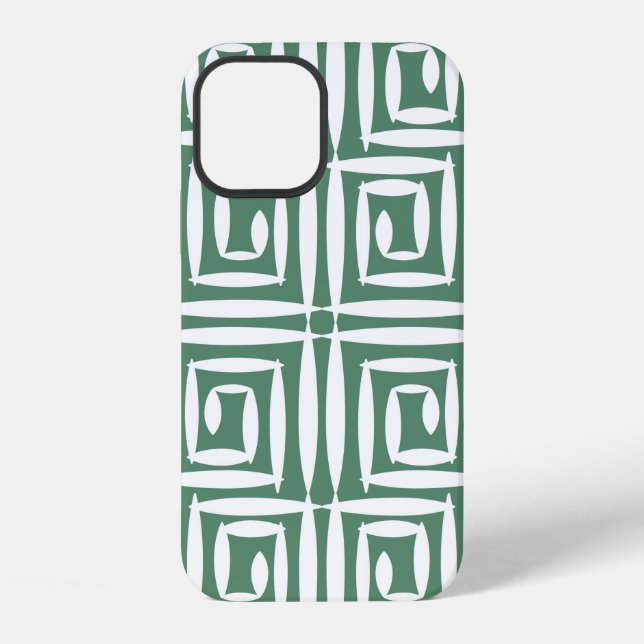 Seamless geometric pattern with polygons iPhone case (Back)