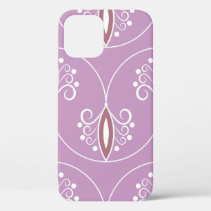 Seamless geometric pattern with swirls. art. iPhone 12 case