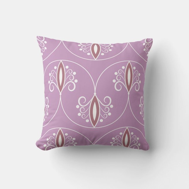Seamless geometric pattern with swirls. art.  cushion (Front)