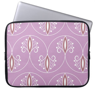 Seamless geometric pattern with swirls. art.  laptop sleeve