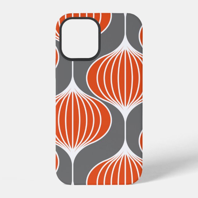 Seamless geometric pattern with wavy lines. art.  iPhone case (Back)