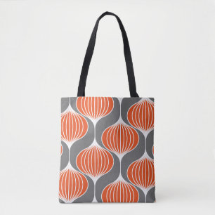 Seamless geometric pattern with wavy lines. art. tote bag