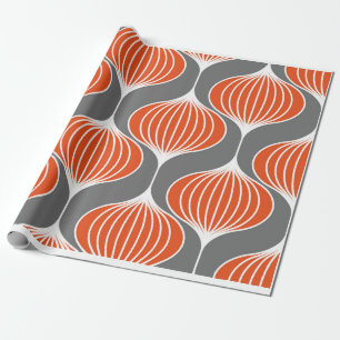 Seamless geometric pattern with wavy lines. art.  wrapping paper