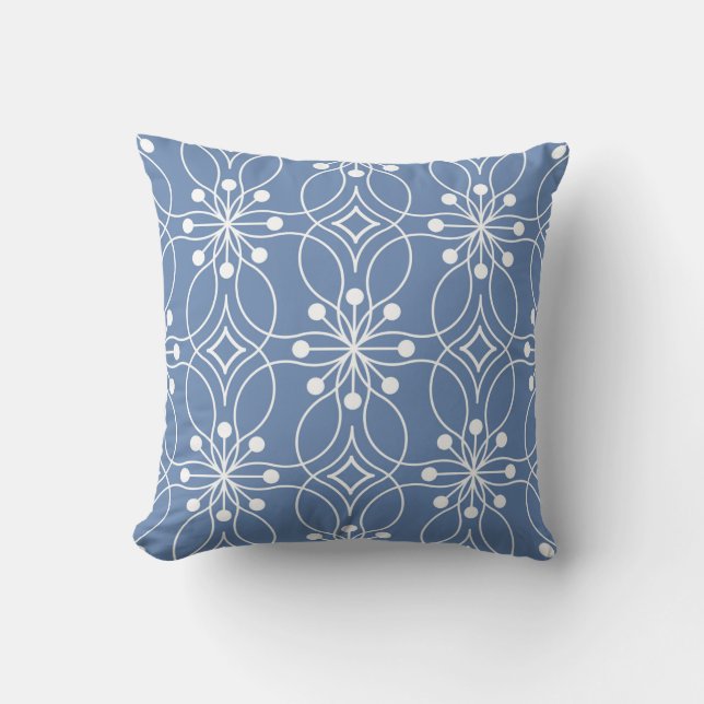 Seamless geometric pattern with wavy lines cushion (Front)