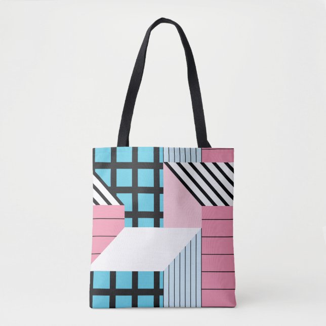 Seamless Geometric Shapes Pattern. Tote Bag (Front)