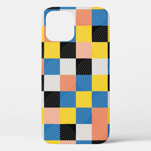 Seamless geometrical shape pattern Case-Mate iPhone case (Back)