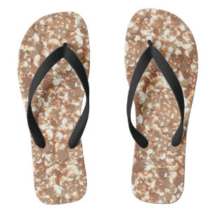 Seamless glitter sparkles sequins shimmers golden jandals