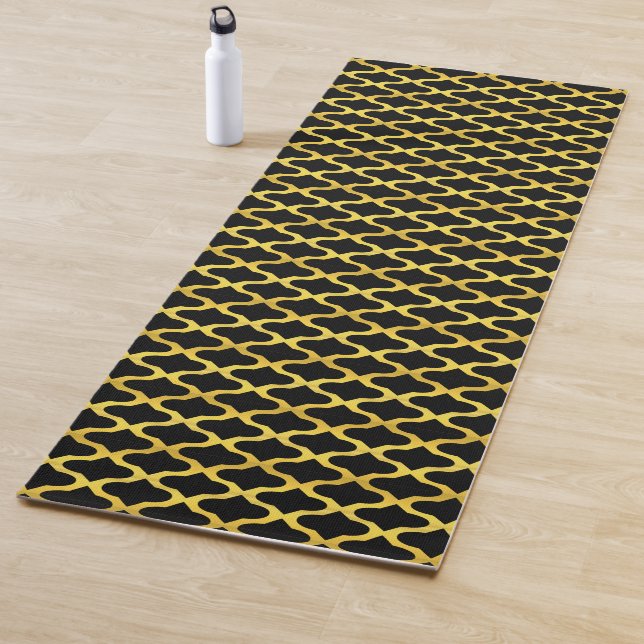Seamless gold pattern yoga mat (In Situ)