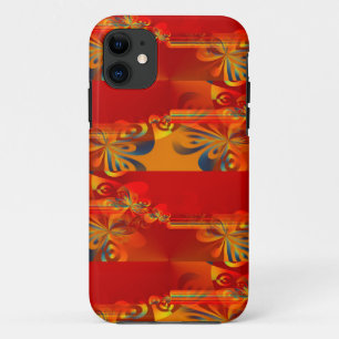 Seamless Graphic Design - red orange I Case-Mate iPhone Case