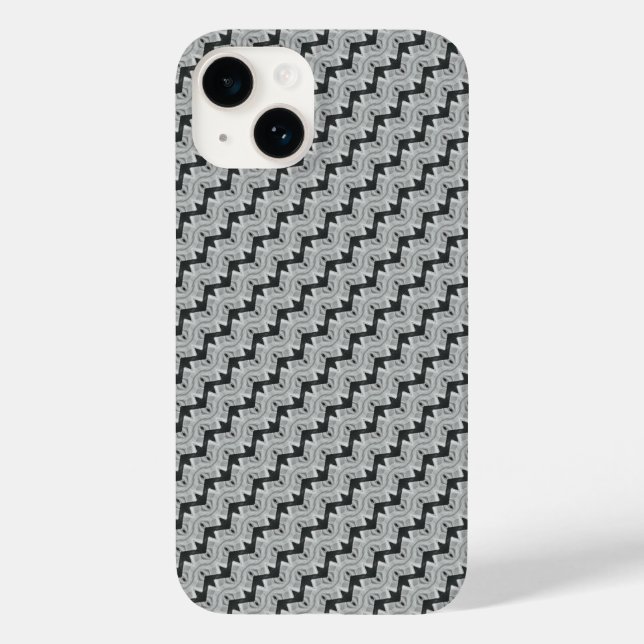 Seamless grey pattern Case-Mate iPhone case (Back)