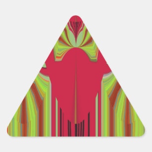 Seamless Hakuna Matata design Triangle Sticker