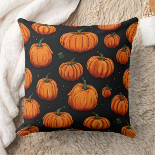Seamless Halloween Pattern Cushion
