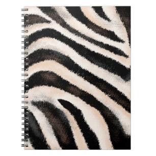 Seamless hand drawing zebra texture, animal print, notebook