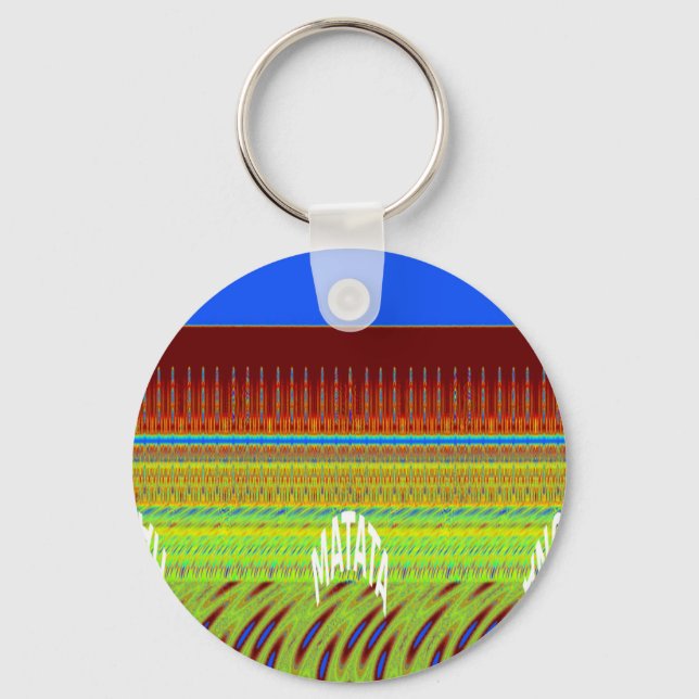 Seamless Have a Nice Day and a Better Night Key Ring (Front)