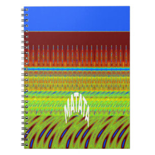 Seamless Have a Nice Day and a Better Night Spiral Notebook