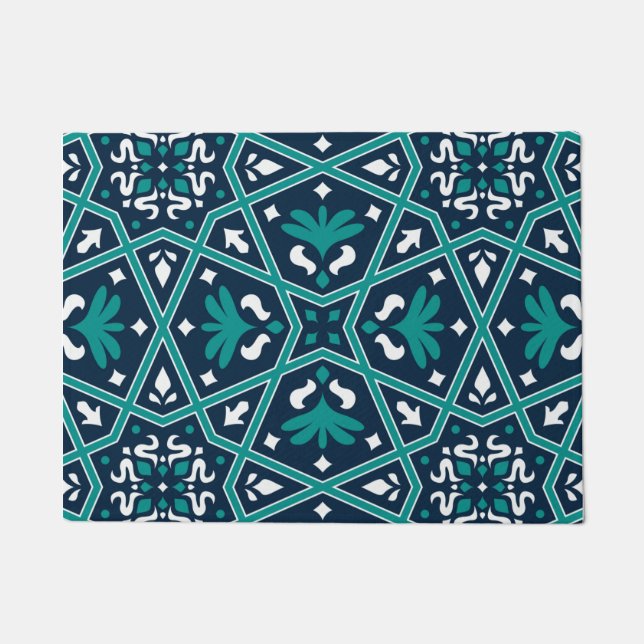 Seamless Islamic Colourful Ceramic  Doormat (Front)