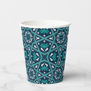 Seamless Islamic Colourful Ceramic   Paper Cups