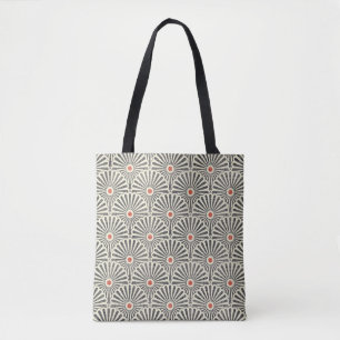 Seamless japanese vintage pattern on texture backg tote bag