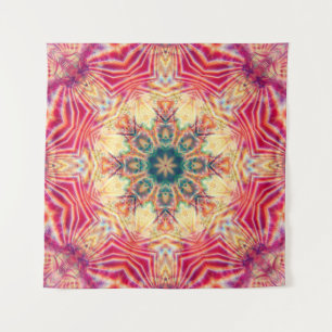 Seamless kaleidoscope colorful texture. Illustrati Tapestry