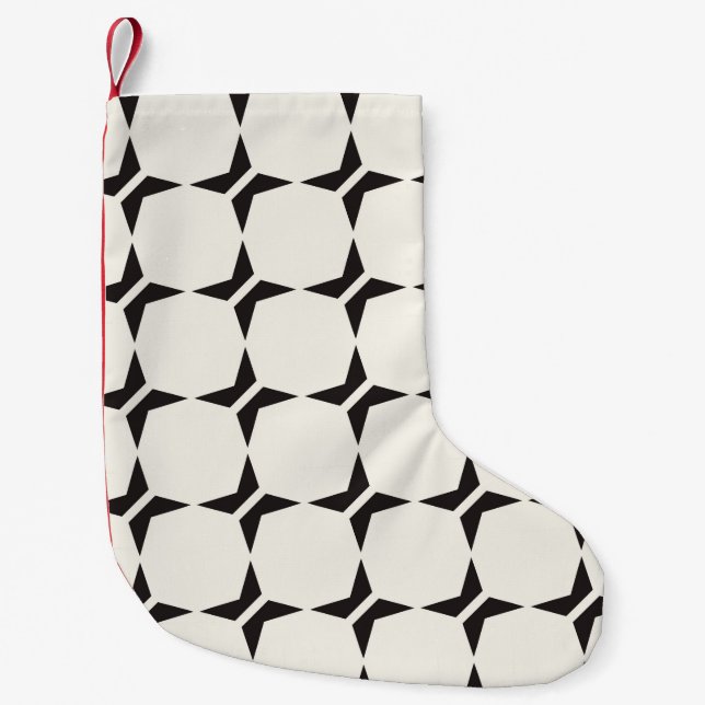 seamless lattice pattern. Modern stylish texture.  Small Christmas Stocking (Front)