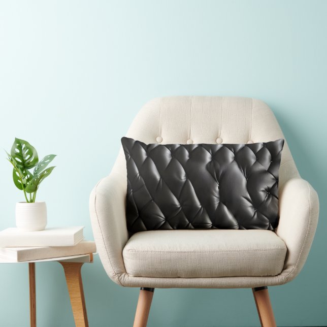 Seamless leather texture pattern lumbar cushion (Chair)