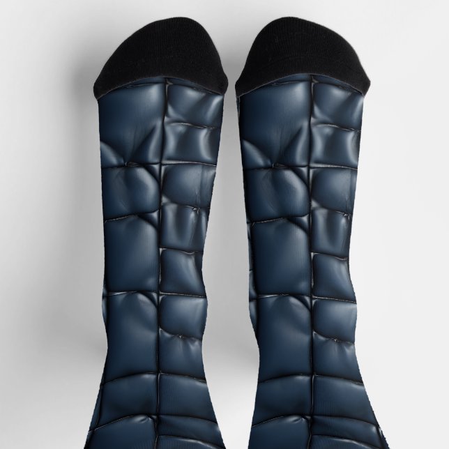 Seamless leather texture pattern socks (Top)