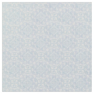 Seamless Light blue, Pink & White Mandalas  Fabric