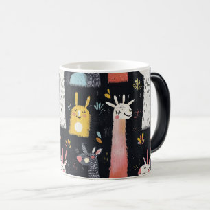 Seamless Llama Pattern Fun Design for Everyday Use Magic Mug