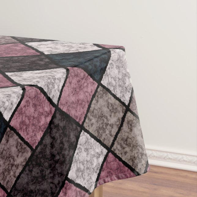 Seamless marble granite stone tile pattern retro v tablecloth (In Situ)