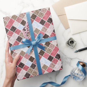 Seamless marble granite stone tile pattern retro wrapping paper