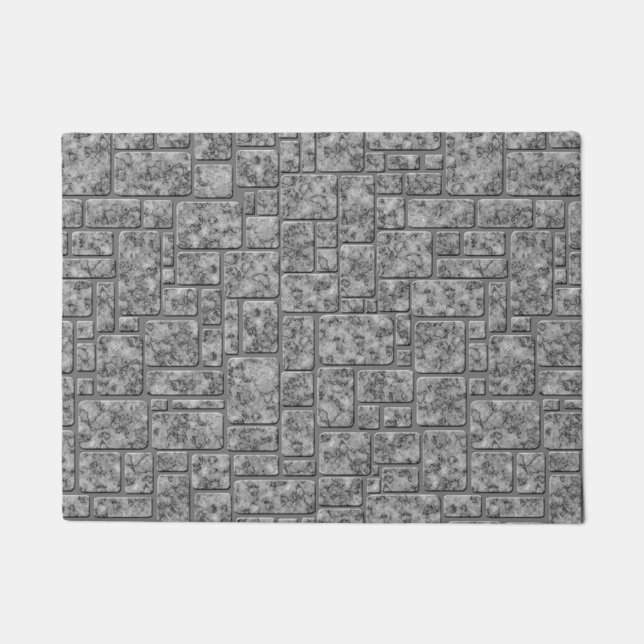 Seamless marble tile ceramic granite patches stone doormat (Front)