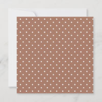 Seamless medium brown polka dot  pattern