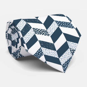 Seamless Modern Geometric Shapes Tie