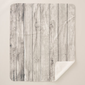 Seamless Old Wood: Textured Wall Background Sherpa Blanket