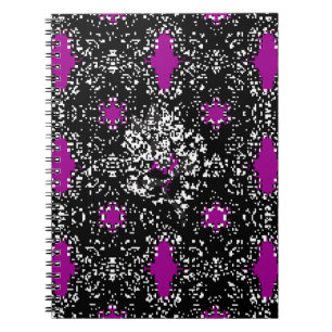 Seamless oriental classic white pattern. Vintage a Notebook
