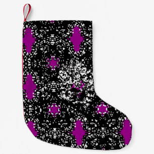 Seamless oriental classic white pattern. Vintage a Small Christmas Stocking